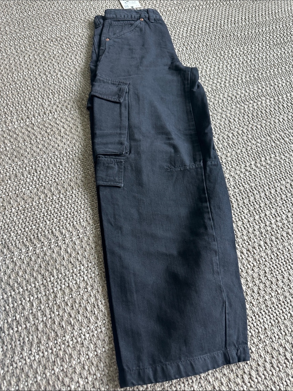 Zara Black Cargo Pants - Picture 5 of 11